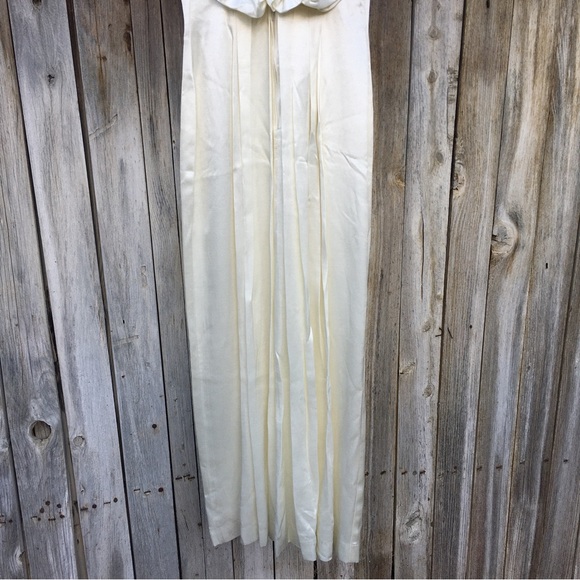 Vintage 80’s Scott McClintock Lace Maxi Dress Cream 4 - Picture 11 of 15